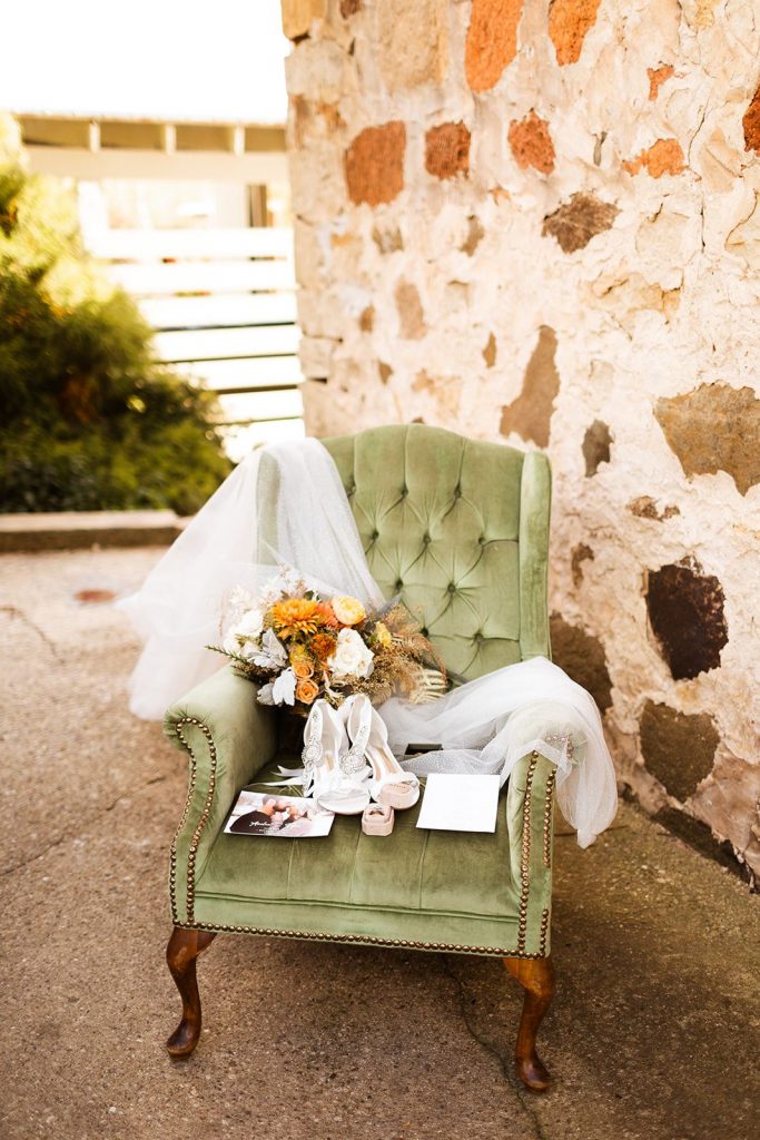 Fall wedding details in WI