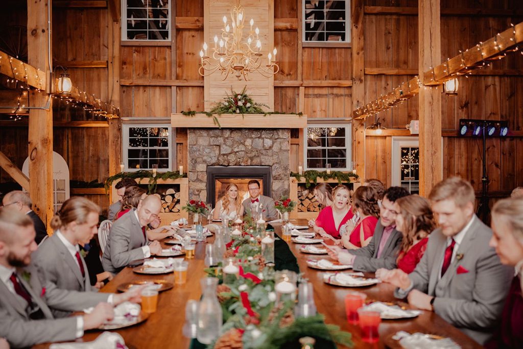 Winter wedding venue in Wisconsin