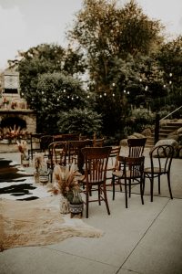 Western boho wedding ceremony inspiration